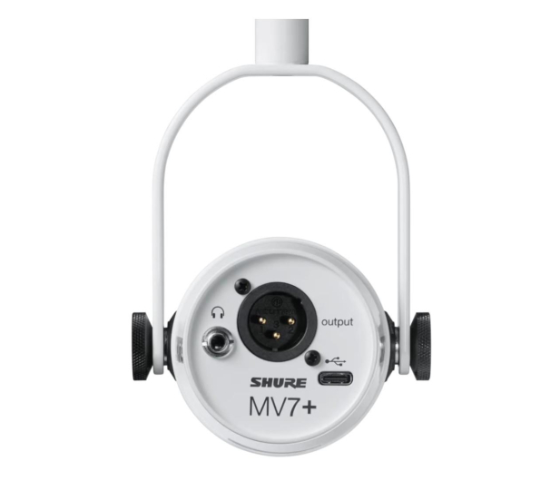 SHURE MV7+ K Biały 010-03-663 - 1248583 - zdjęcie 3